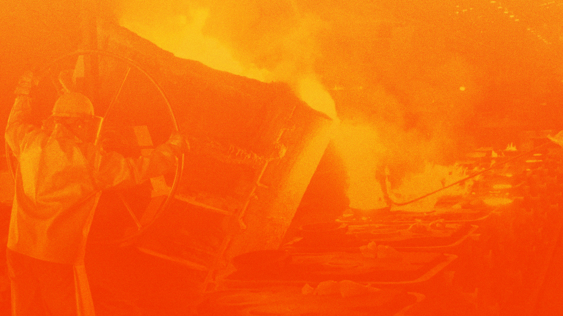 Fondo de fundición industrial