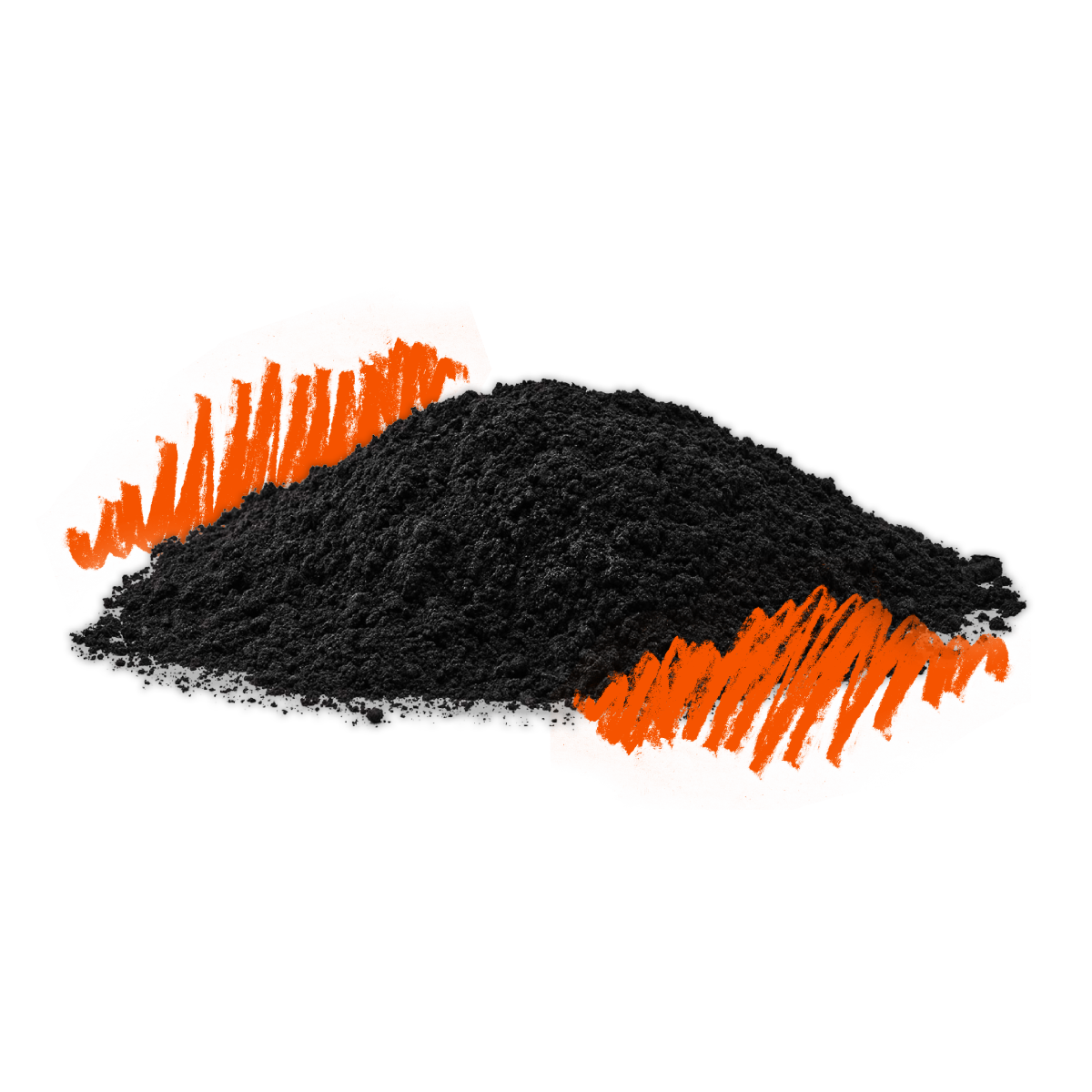 Carbón mineral molido